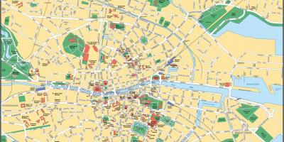 Dublin centre mapa